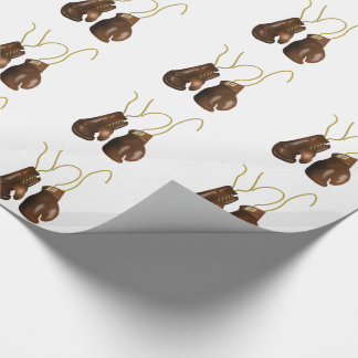 Realistic Boxing Gloves Wrapping Paper