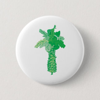 realistic brussels 6 cm round badge