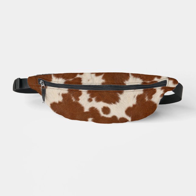 Realistic Calf Hide Pattern Bum Bags (Front)