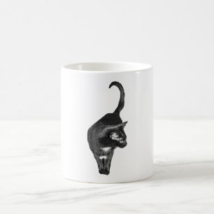 Realistic Cat Rise Coffee Mug