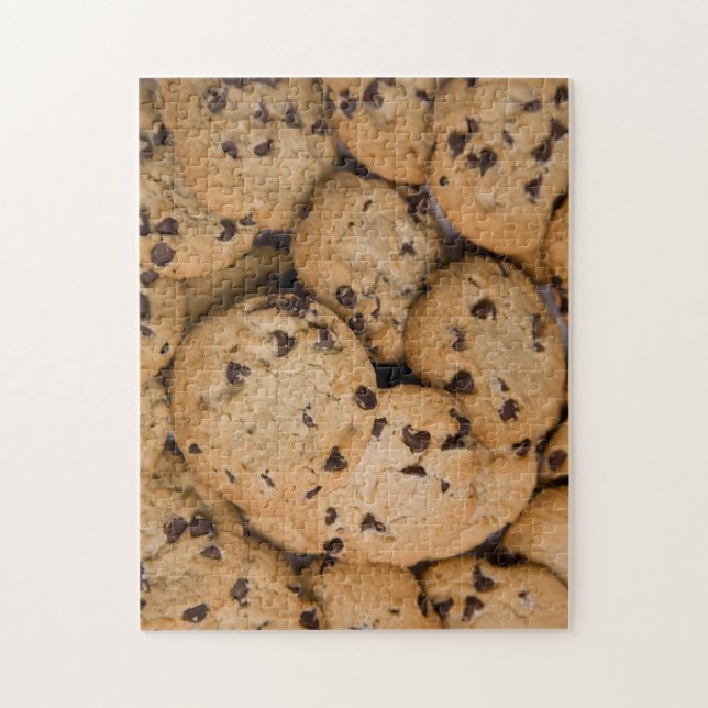 Realistic Chocolate Chip Cookie Jigsaw Puzzle (Vertical)