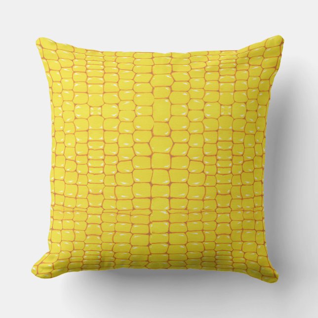 Realistic Corn Pattern Cushion (Front)