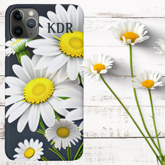 Realistic Daisy Monogram  iPhone 11 Pro Max Case