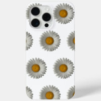Realistic Daisy on Black Background Design