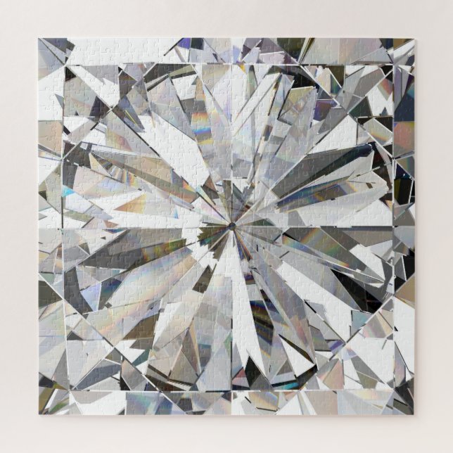 Realistic Diamond: 3D Close-Up Jigsaw Puzzle (Vertical)