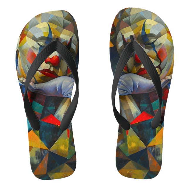 realistic drawing thongs (Footbed)