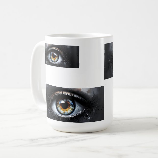 Realistic Eye Coffee Mug (Front Left)