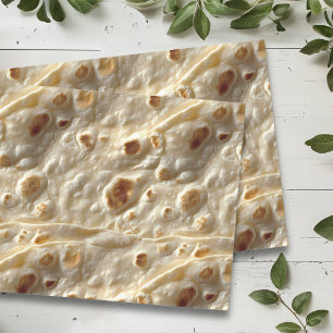 Realistic Flour Tortilla Tissue Paper