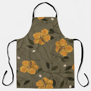 Realistic Flowers: Vintage Seamless Apron
