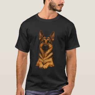 Realistic German Shepherd T-Shirt
