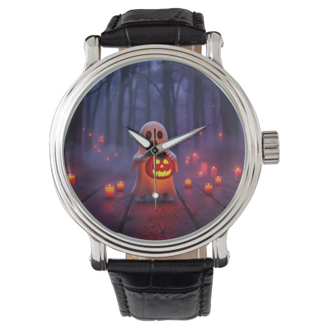 Realistic Ghost Glow 🎃 Halloween Magic 2025 Watch (Front)