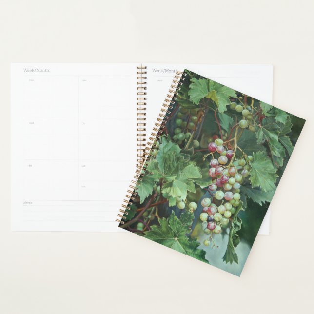 Realistic Grape Vine with Leaves – Fine Art Planner (Display)