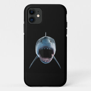 realistic great white shark Attack for lovers iPhone 11 Case