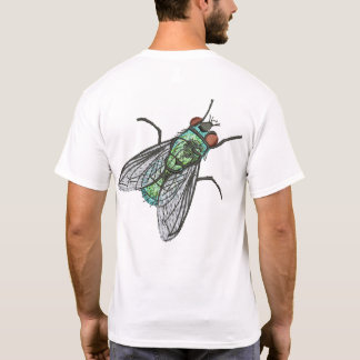 Realistic Green Bottle house Fly T-Shirt