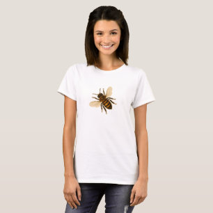 Realistic Honey Bee Design T-Shirt