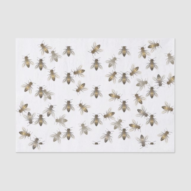 Realistic Honeybee Tissue Paper (Front)