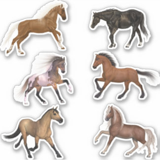 Realistic Horse Stickers