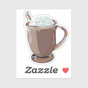 Realistic Hot Chocolate In A Glass