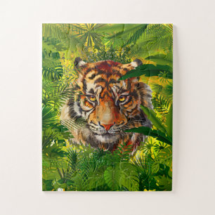 Realistic Jungle Tiger Puzzle - Tiger