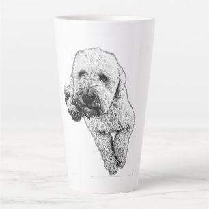 Realistic Lagotto Pup Ink Coffee Mug