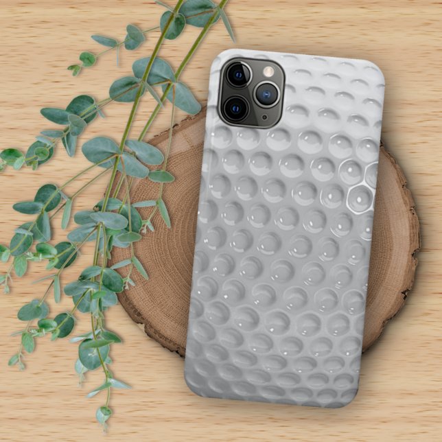 Realistic Looking Golfball Dimples Texture Pattern iPhone Case (Creator Uploaded)
