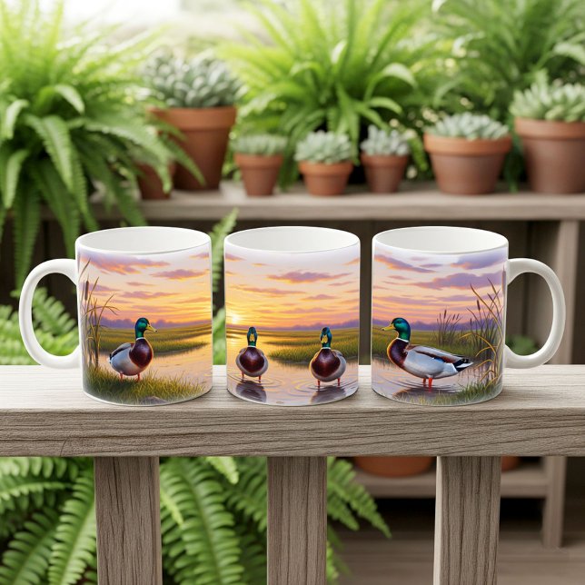 Realistic Mallard Digital Painting Mug Wrap Design (Creator Uploaded)