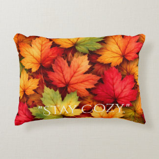 Realistic Maple Leaf Custom Decorative Cushion