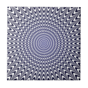 Realistic optical illusion ceramic tile