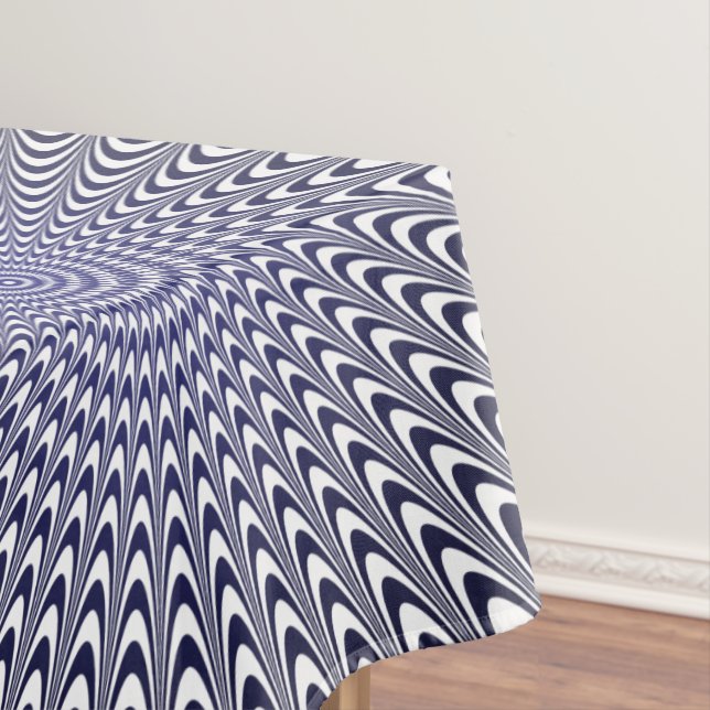 Realistic optical illusion tablecloth (In Situ)