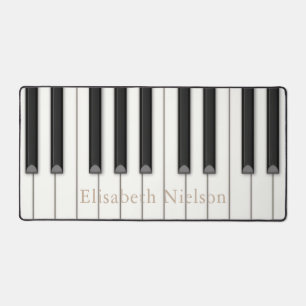 Realistic Piano Keys Personalizable music Desk Mat