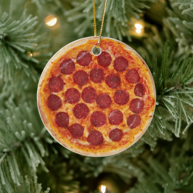 Realistic Pizza Ornament (Tree)