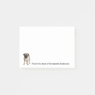Realistic Pug Personalise Notes