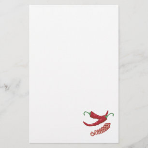 realistic red hot chilli peppers graphic food desi stationery