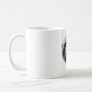 Realistic Seal Head Black & White T-Shirt Coffee Mug