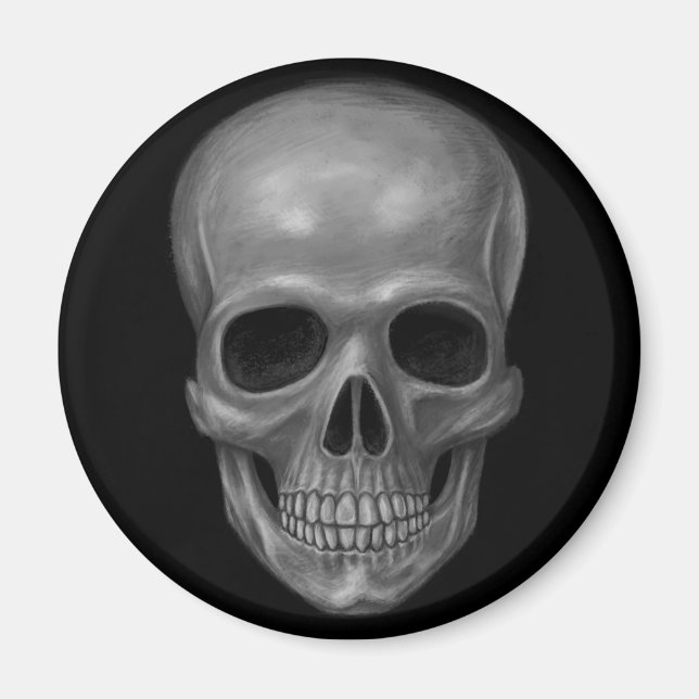 Realistic Skull Magnet (Front)