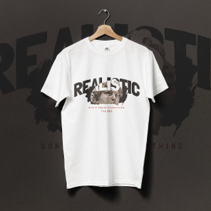 Realistic slogan with antique statue head T-Shirt
