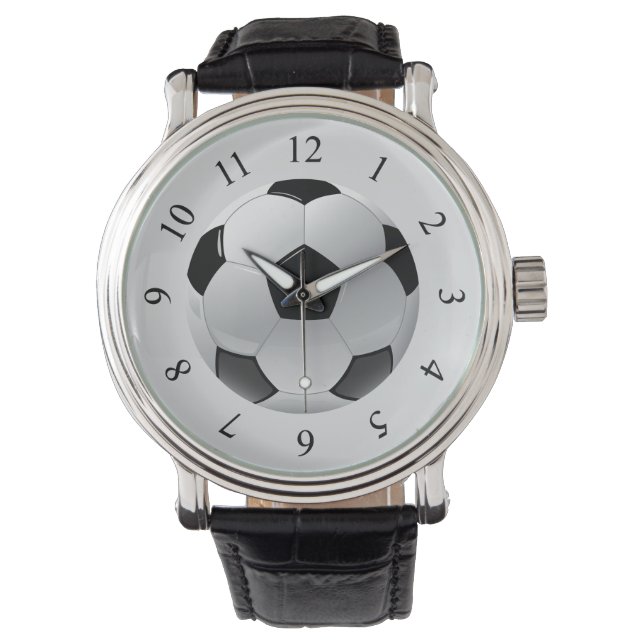Realistic Soccer Ball Watch (Front)