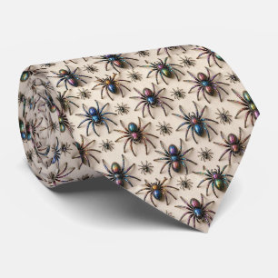 Realistic Spiders Neck Tie