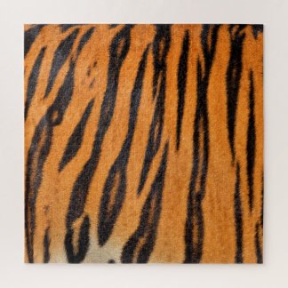 Realistic tiger skin texture. jigsaw puzzle