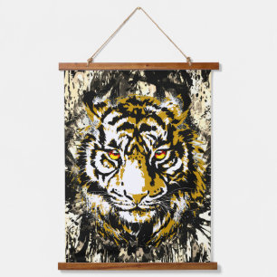 Realistic Tiger Tapestry - Cool Tiger Head