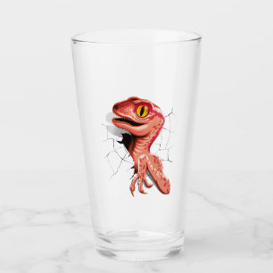 Realistic Velociraptor Dinosaur Hatching Glass
