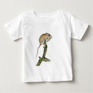 Realistic watercolor mouse in a tree baby T-Shirt
