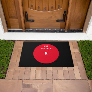 Reality Check You Are Here Doormat