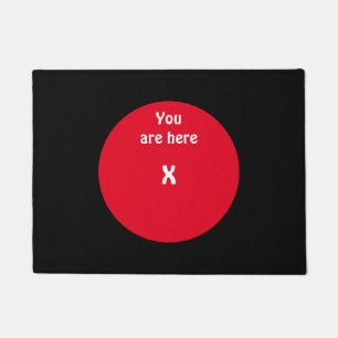 Reality Check You Are Here Doormat