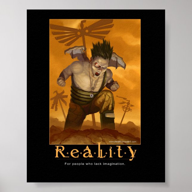 Reality inspirational poster (Front)