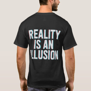 Reality Is An Illusion Glitch Aesthetic Vaporwave T-Shirt