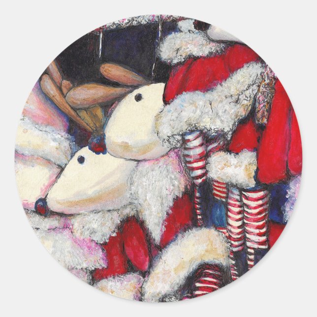 Reality on Vacation Classic Round Sticker (Front)