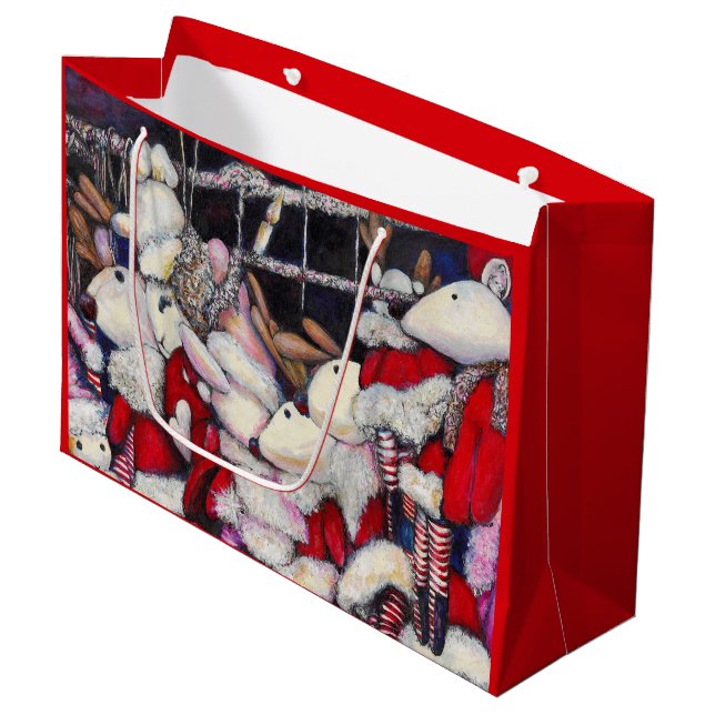 Reality on Vacation Large Gift Bag (Front Angled)