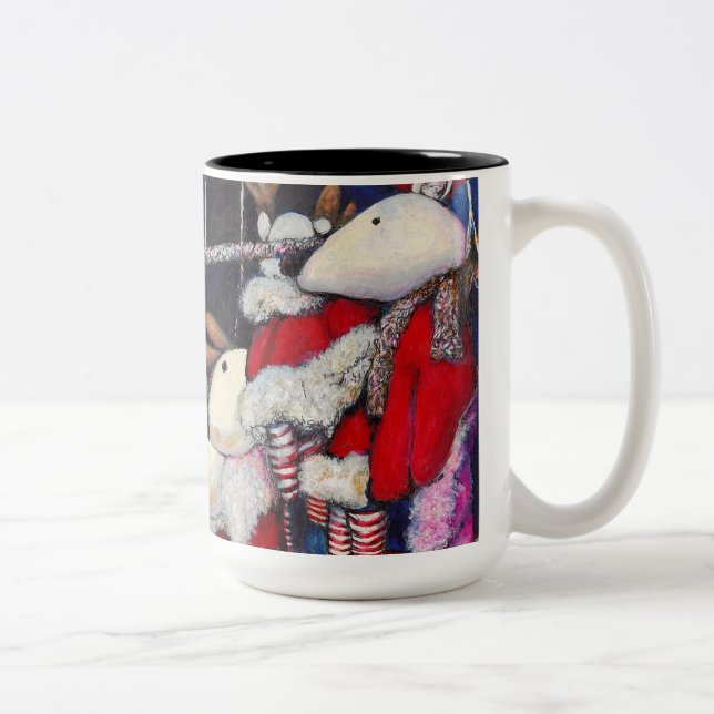 Reality on Vacation Two-Tone Coffee Mug (Right)