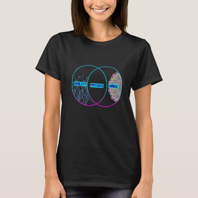 Reality Pysics Magic Quantum Mechanics Science Phy T-Shirt (Front)